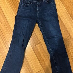 J Brand Selena mid rise crop boot Jeans